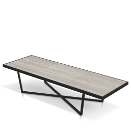 iconic 143" x 49" dining table top